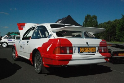 Ford Sierra RS500 Cosworth - sympatyczny kolega użyczył fotela pilota i pokazał jak wygląda jazda rajdowa - szacun.