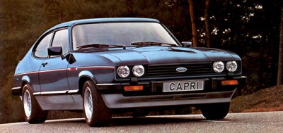 Ford Capri ma coś w sobie, może ta tylnia boczna szybka ...